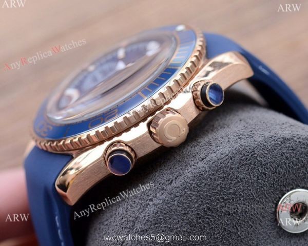 Best Replica Omega Planet Ocean 600m Watches Black Chronograph 3