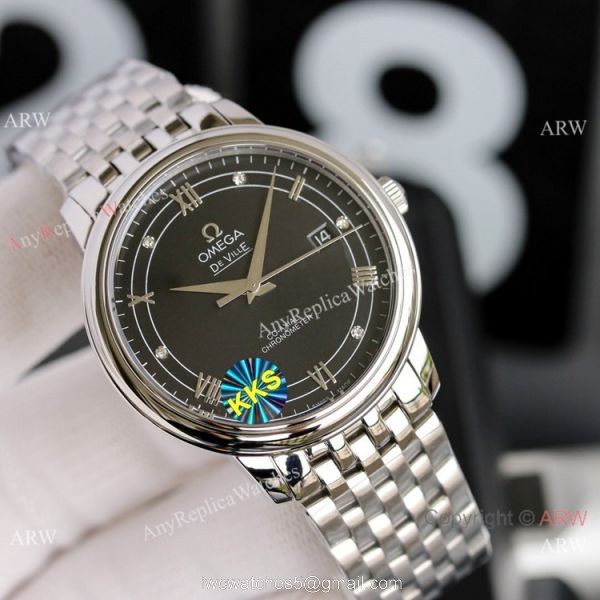 New Copy Omega De Ville Prestige Automatic Watches Stainless Steel 3