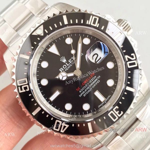 Luxury AAA Replica Rolex SEA-Dweller 43mm Watch Noob Factory Swiss 3235 904L V10 3