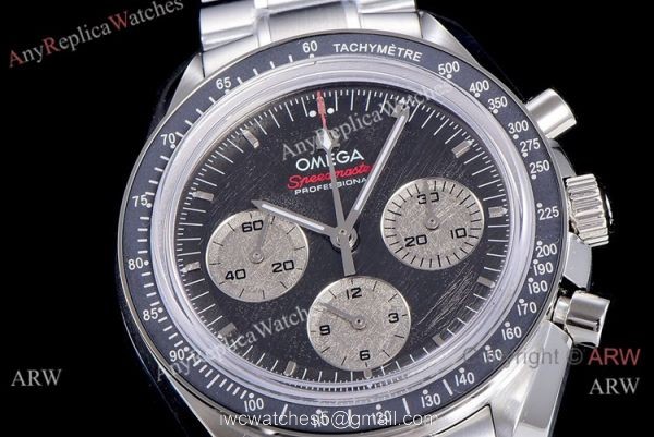 1-1 Best Replica OM Factory Omega Speedmaster Apollo 11 Watch Gray Sub-dials 3