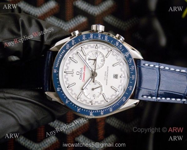 Best Replica Omega Speedmaster racing Watches White Dial Blue Dial 3