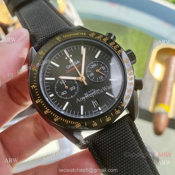 Best Quality Omega Speedmaster 43mm Watches Rose Gold Case 3
