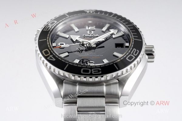 New Omega Seamaster Planet Ocean Ceramic 39.5mm Ladies Replica Watch With Black Dial 3