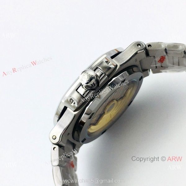 PFF Factory Replica Patek Philippe Nautilus Watch New Onyx Face 3