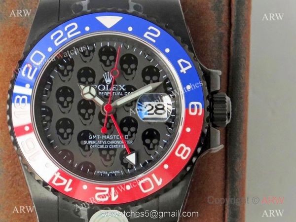 2021 NEW! Swiss Best 1-1 Rolex GMT Master ii REVENGE Limited Edition Watch Pepsi Bezel 40mm 3