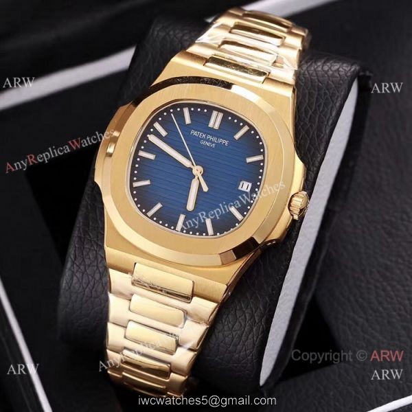Knockoff Patek Philippe Nautilus All Gold Watches 40m 3