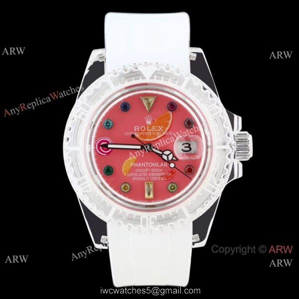 2021 NEW! Swiss AAA Replica Rolex Phantomlab Transparent Watches Sapphire Case 3