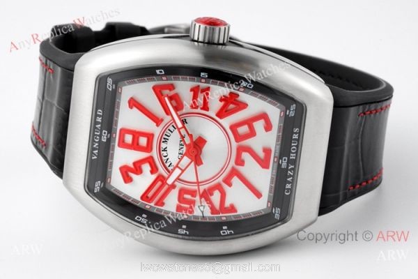 ABF Super Clone Franck Muller Vanguard V45 Crazy Hour Watch Blue Markers 3