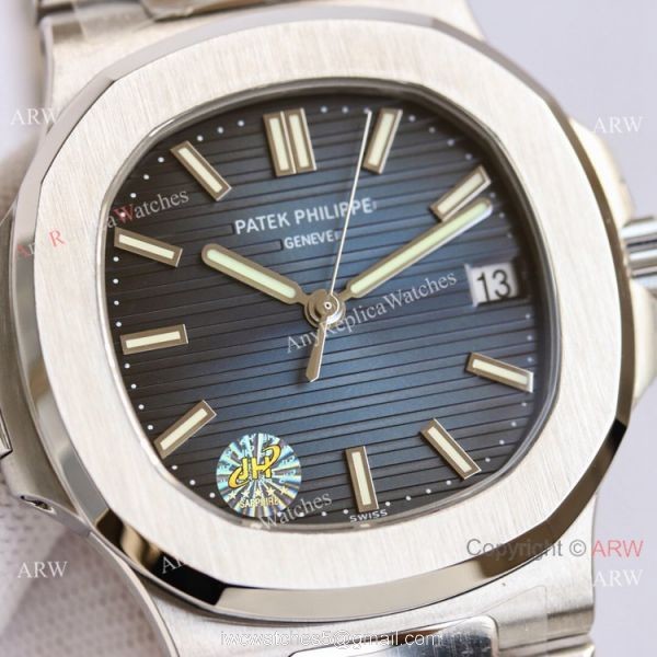 Swiss Grade Copy Patek Philippe Nautilus PPF Factory Cal324 Watch Blue Gradient Dial 3