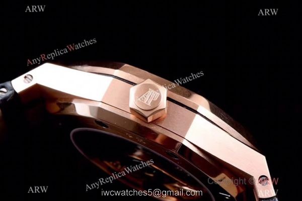 JF 1:1 Best Replica Audemars Piguet Iced Out Royal Oak 15400 Watch 3120 Movement 3