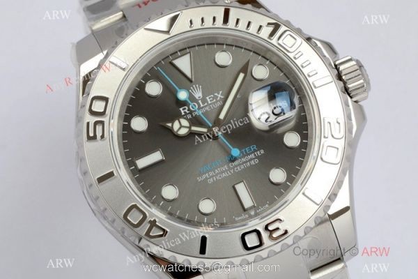 EW Factory Rolex Yacht-Master 40mm 126622 Watch EW/Swiss 3235/904L Stainless Steel Dark Rhodium 3