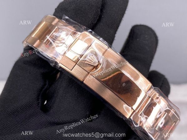 New! Rolex Daytona Chronograph 904L Rose Gold watch Noob Factory Swiss 4130 3