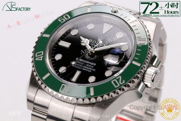Swiss Grade 1 Rolex Green Submariner 1:1 VS 3235 New 41mm Watch 72 Power Reserve 3