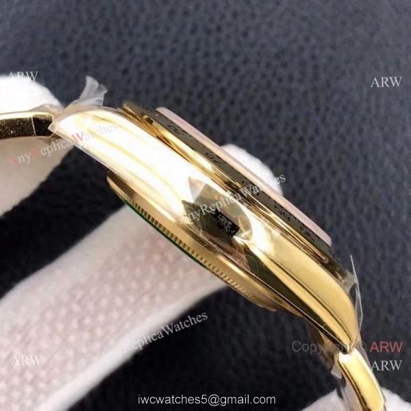 Rolex Daytona Noob Factory Cal4130 1:1 Best Edition Yellow Gold Diamond Custom Luxury watches 3