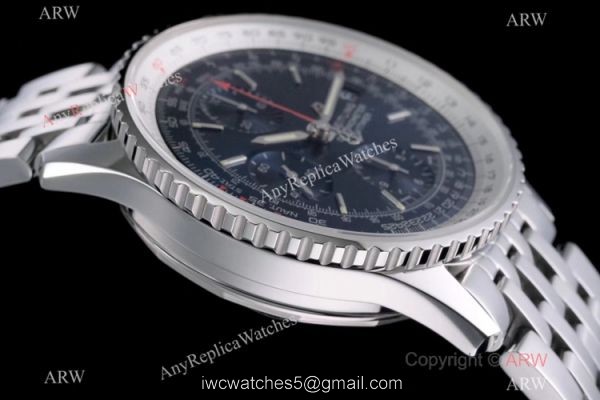 Swiss Grade Breitling Navitimer 1 41mm SS Blue Dial Watch KOR Factory A7750 Movement 3