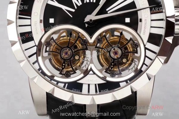 Swiss Super Clone Roger Dubuis RDDBEX0249 Double Flying Tourbillon Watch 47mm 3