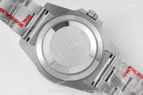 Swiss Grade Clone Rolex Iced Out Submariner Watch Swiss 3135 Green Dial 3