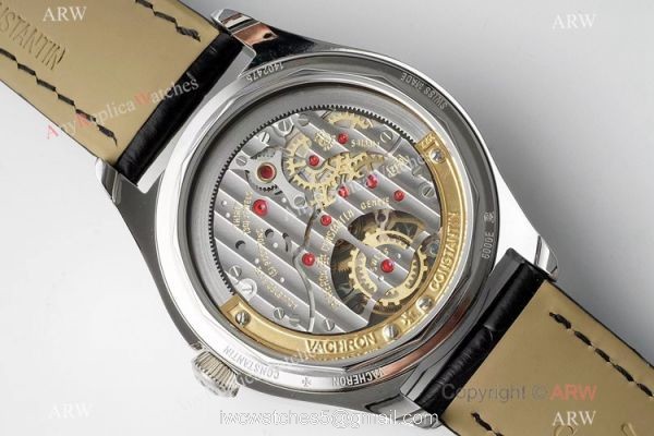 Swiss Replica Vacheron Constantin Fiftysix Flying Tourbillon EUR Factory 1:1 Watch SS White Dial 3