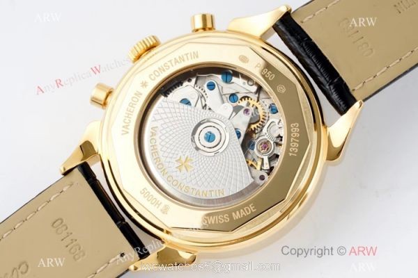 Super Clone AI Factory Vacheron Constantin Historiques Cornes de Vache 1955 Watch Yellow Gold 3