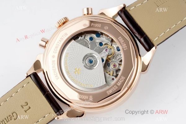 Super Clone Vacheron Constantin Historiques Cornes de Vache 1955 Watch AI Factory Rose Gold 3
