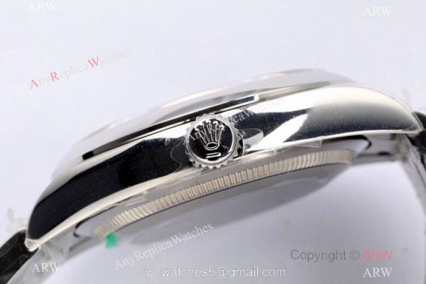 2020 Novelty! Grade AAA Copy Rolex Oyster Perpetual 36mm EWF Swiss 3230 Watch 904L Stainless Steel Green Dial 3