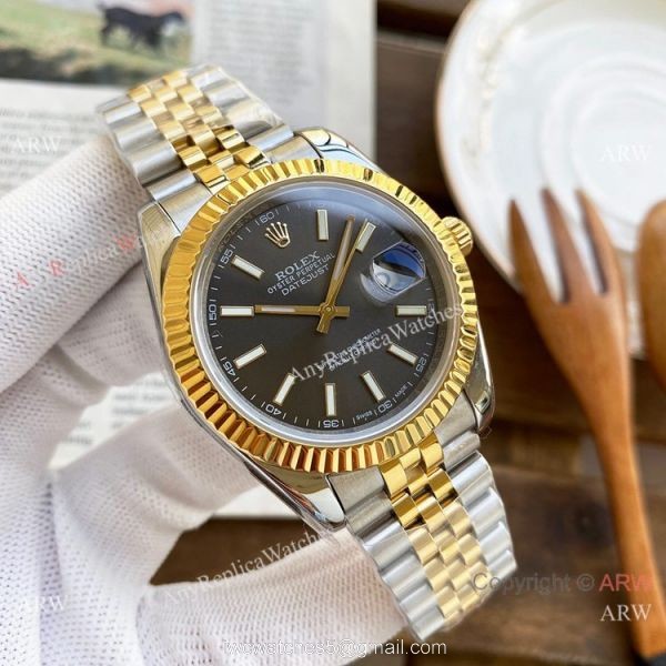 Copy Rolex Oyster Perpetual Datejust 40mm Watches Two Tone Jubilee Strap 3