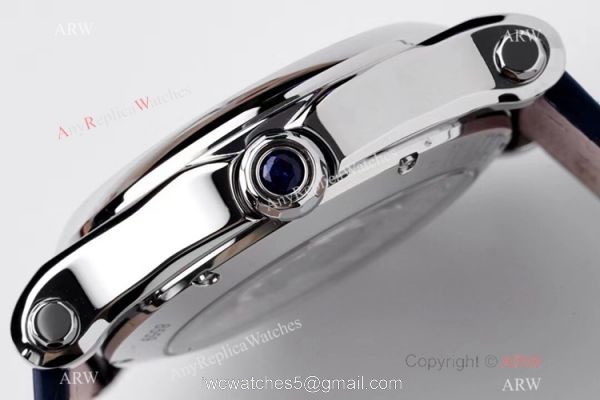 AF Factory 1:1 Best Edition Chopard Happy Sport Diamonds Watch Blue Dial 36mm 3