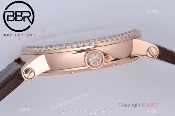 BBR Factory 1:1 Replica Cartier Rotonde De Tourbillon Watch Rose Gold 40mm 3