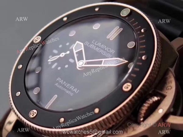 ZF Factory Panerai Pam684 Luminor Submersible 1950 P.9010 Watch 42mm Rose Gold 3