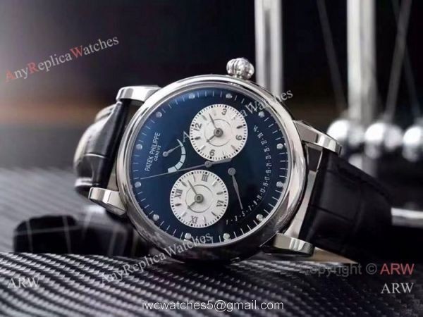 Patek Philippe Geneve Power Reserve Watches Rose Gold Case 3