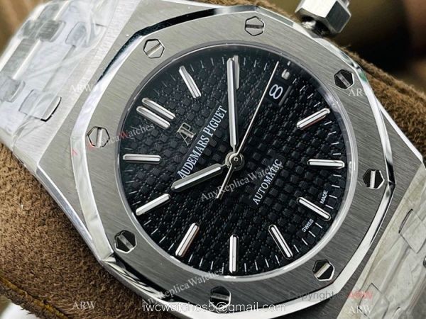 TWS factory V3 Version Audemars Piguet Royal Oak 37mm Watch Black Dial Cal.3120 Movement 3