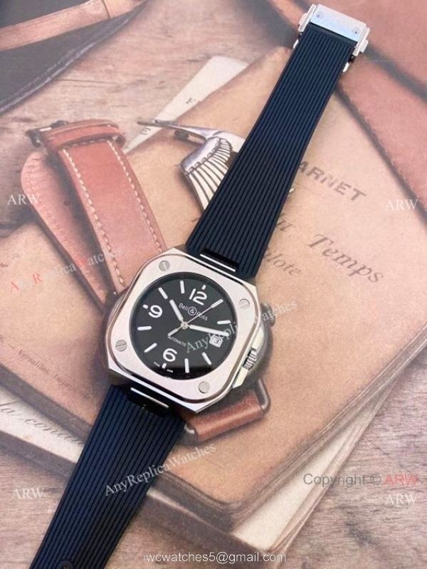 2021 New Copy Bell Ross BR05 Luxury Sports Watch Blue Steel 42mm 3