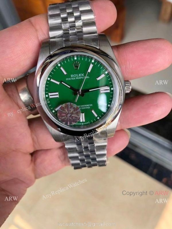 2021 Newest! Rolex Oyster Perpetual Watch 41MM Yellow Face Jubilee Band 3