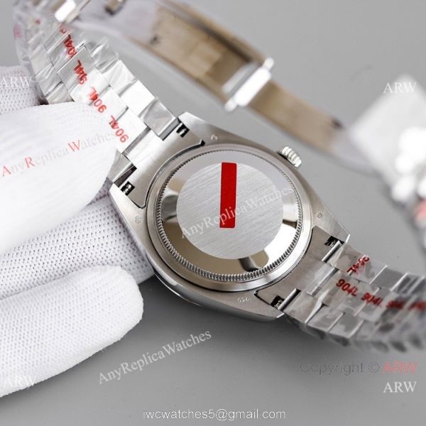 New! Swiss Clone Rolex Datejust Malachite Dial Stainless Steel 36mm 3