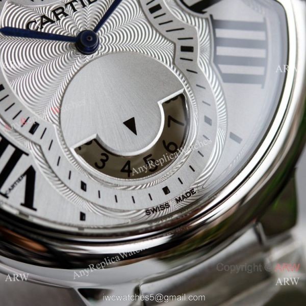 JH Factory Swiss Copy Ballon Bleu Cartier 9120 Movement Watch 42mm Stainless Steel 3