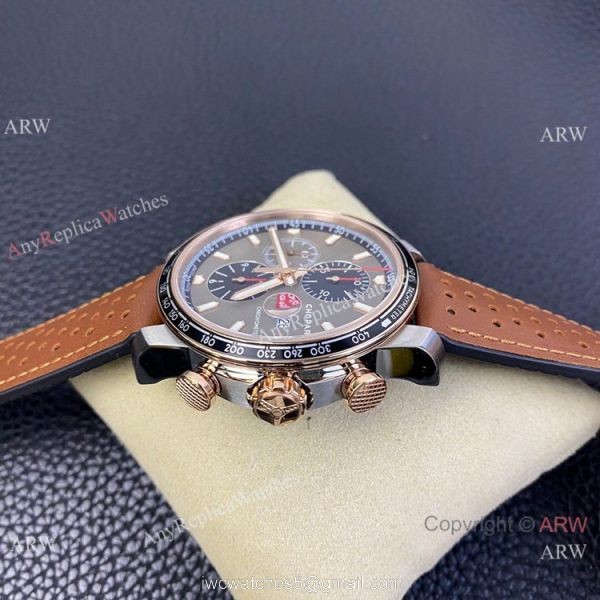 Swiss Grade One Chopard Mille Miglia GTS Azzurro Chrono Watch Rose Gold Crown 3