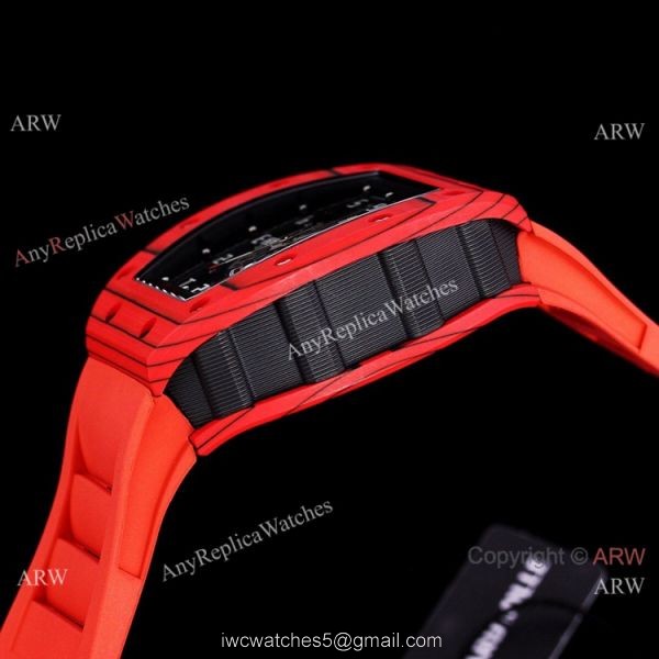 Best Copy Richard Mille RM 030 White Rush Carbon Fiber Watch In All Black 3