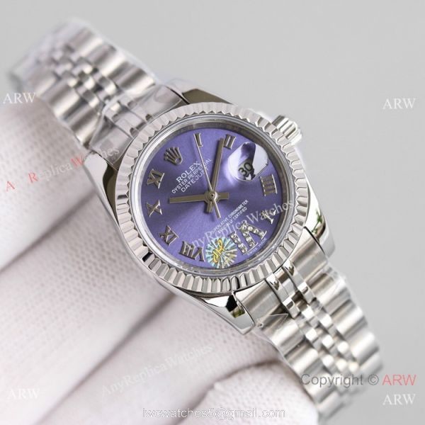 TW Factory Copy Rolex datejust Jubilee Stainless Steel Watches 28mm Lady 3