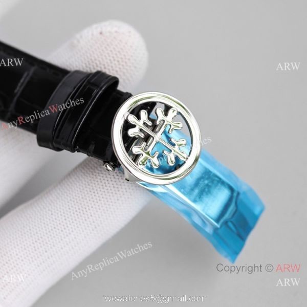 2021! Swiss Copy Patek Philippe 5270G Perpetual Calendar Chronograph JH V2 Version Watch White Dial 3