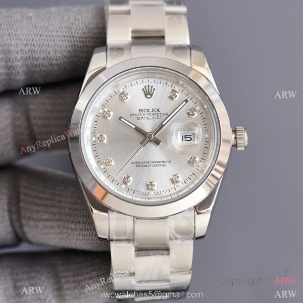 Swiss Quality Copy Rolex Datejust ii 41 Watch Citizen 8215 Movement Green Gradient Face 3