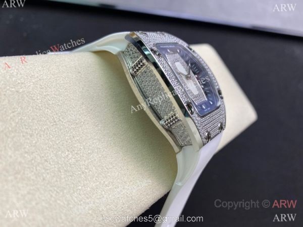 Copy Richard Mille RM07 Lady 31mm Watch Iced Out Diamond 3