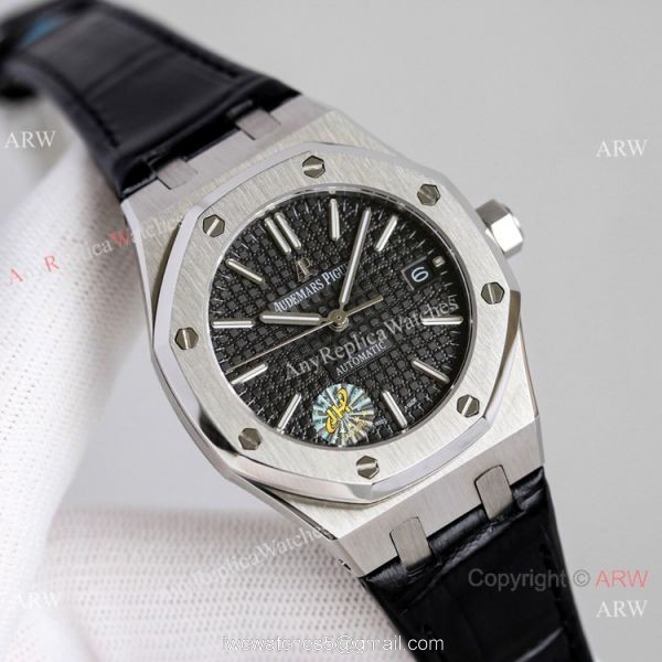 JH Factory Swiss Copy Audemars Piguet Royal Oak Stainless Steel 37mm Lady Watch 3