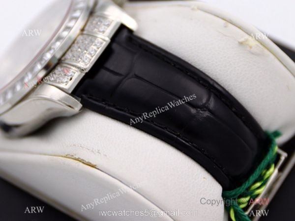 R7 Swiss Replica Rolex Cosmograph Daytona Paved Diamond Dial Arabic Markers Watch 40mm 3