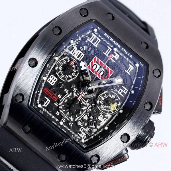 Best Copy Richard Mille RM 011-FM Chronograph Carbon Watch Automatic For Men 3