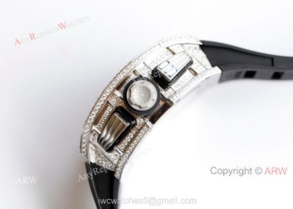 Diamond Richard Mille 011 Watch Automatic Richard Mille Watch Replica AAA Quality 3