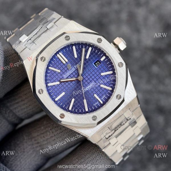 NEW! Audemars Piguet Royal Oak 15500 41mm Automatic Watches New Olive Green Dial 3