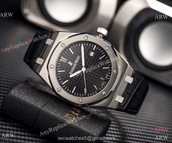 Swiss Quality Audemars Piguet Royal Oak Citizen 8215 Watch White Dial 40mm 3