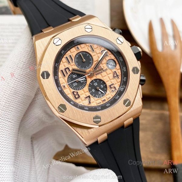 Knock off Audemars Piguet Royal Oak Offshore 26470 Automatic Watches Blue Dial 3