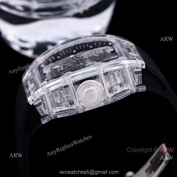 Replica Richard Mille RM 56 01 Sapphire Hublot Black Rubber Band Watch 3
