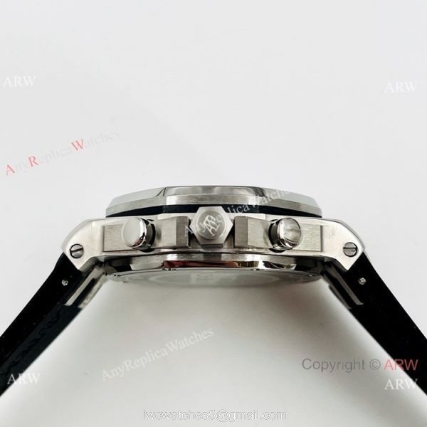 Knockoff Audemars Piguet Lady-Royal Oak Offshore Watch Diamond and Black 3